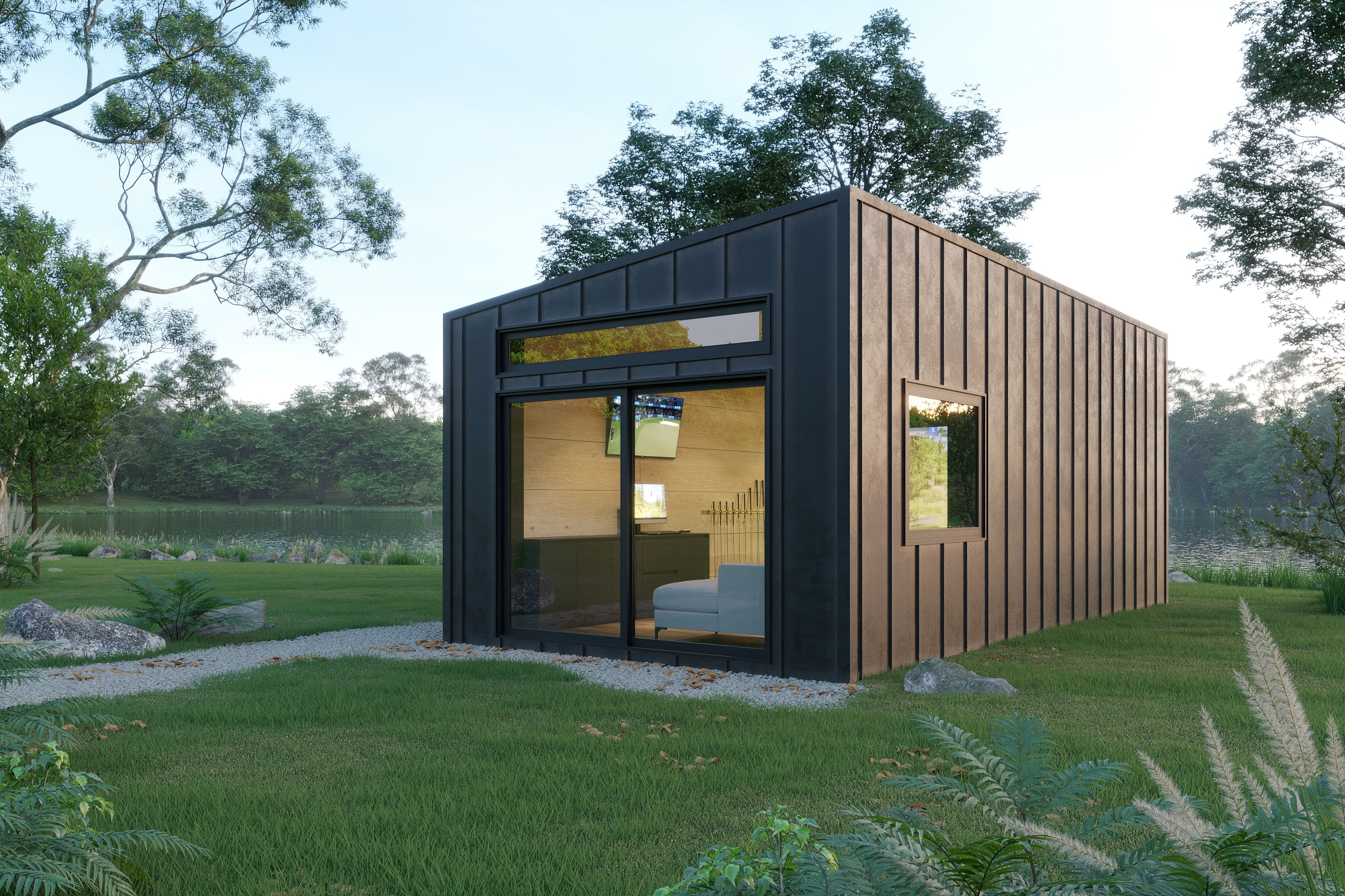 LOFTD Lounge Golf Simulator - 28 FT - Exterior